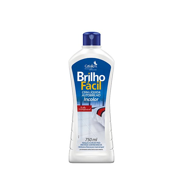 Cera Líquida Incolor 750mL Brilho Fácil