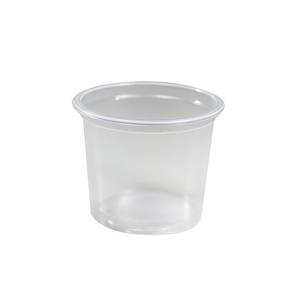 Embalagem Pote com Tampa Redondo G310 Cristal 350mL 25 unidades - Galvanotek