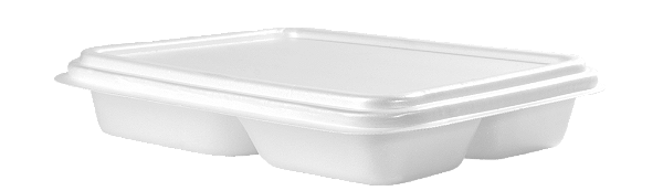 Tampa Quadrada Marmitex TP-110 3D/4D Branca 100 unidades Copobras