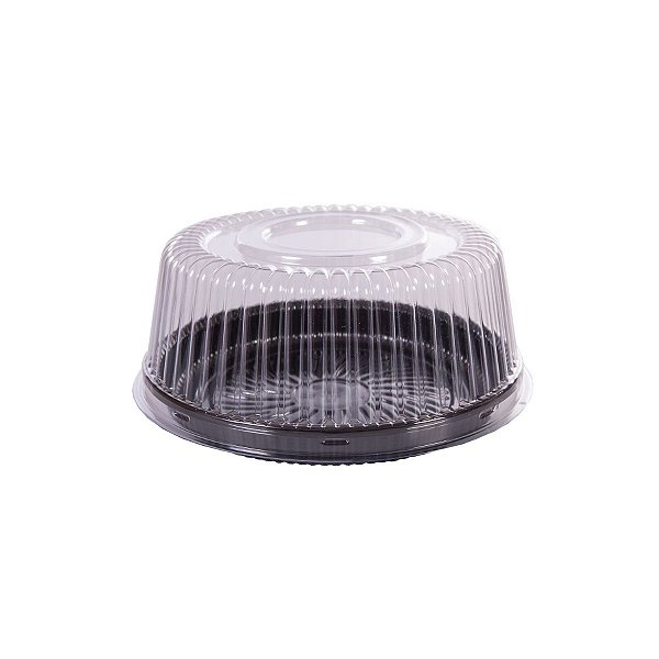 Embalagem para Mini Torta Média 0,70kg Preta P32M C/100 Prafesta