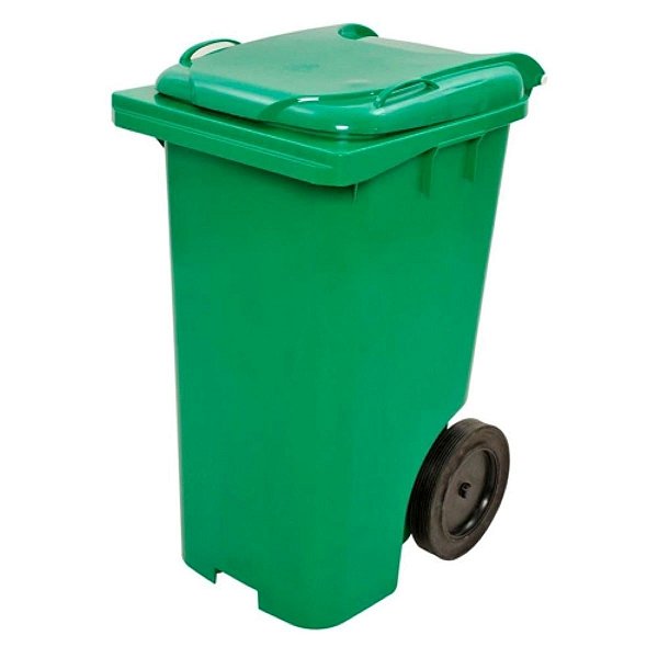 Lixeira Container com Roda 240L Verde - JSN