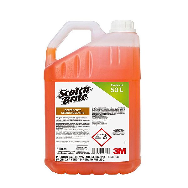Detergente Desincrustante 5L Scotch Brite