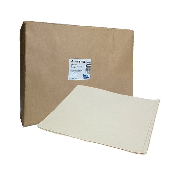 Papel Manteiga Glasspel 50x70cm 400 unidades - Dadu