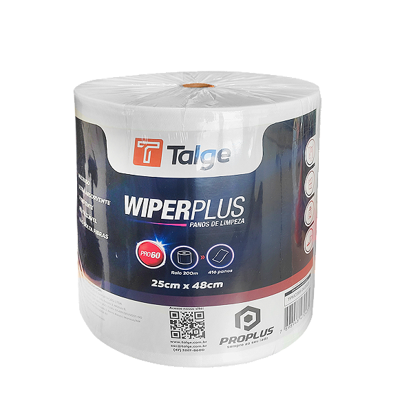 Pano Wiper Rolo 25x48cm 200 metros Talge Pro60