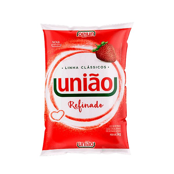 Açúcar Refinado União 1kg Pacote com 10 Unid.
