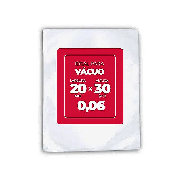 Saco Plástico Virgem 20x30cm com 850 unidades