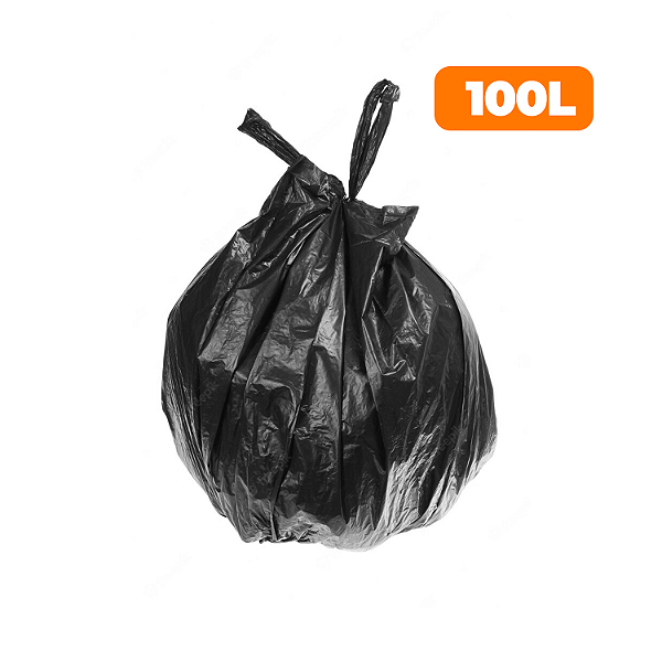 Saco Extra Reforçado para Lixo com Alça 100 Litros 20 unidades Extrusa