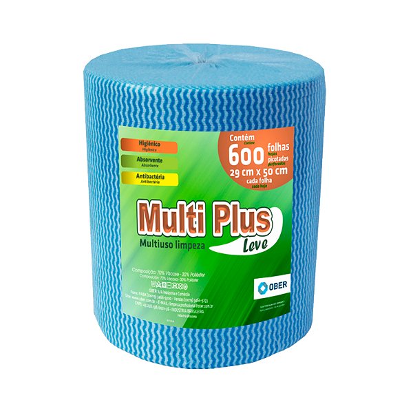 Pano Multiuso Azul c/ 300mt Linha Leve - Ober