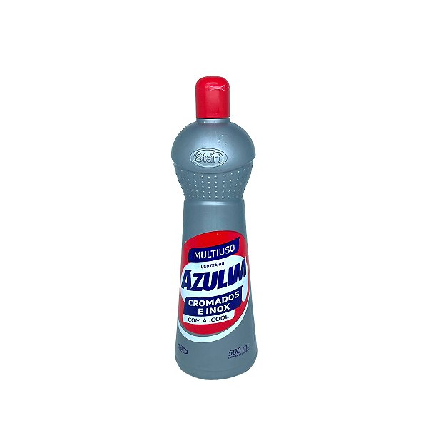 Limpador Multiuso Cromados e Inox c/ Álcool 500 mL Azulim