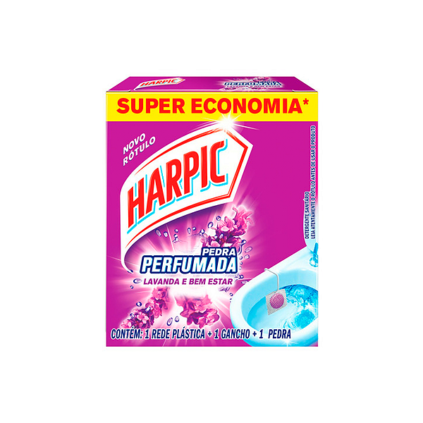 Pedra Sanitária Aroma Plus Lavanda 20g - Harpic