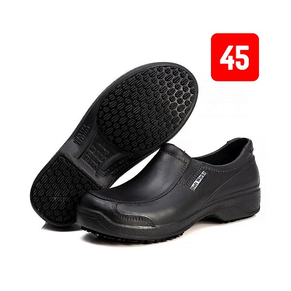 Calçado Antiderrapante BB65 Preto Nº 45 Soft Works