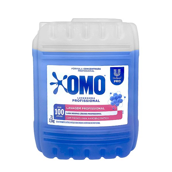 Lava Roupas Lavanderia Pro Líquido 7L- Omo