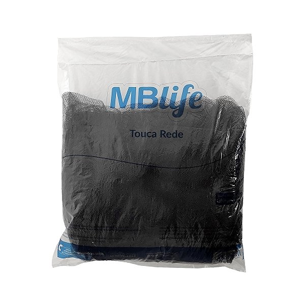 Rede para Cabelo Preta com 100 unidades MB Life