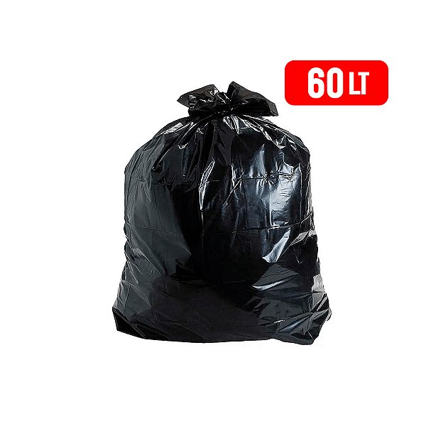 Saco para Lixo Doméstico 60 Litros 100 unidades Embalac