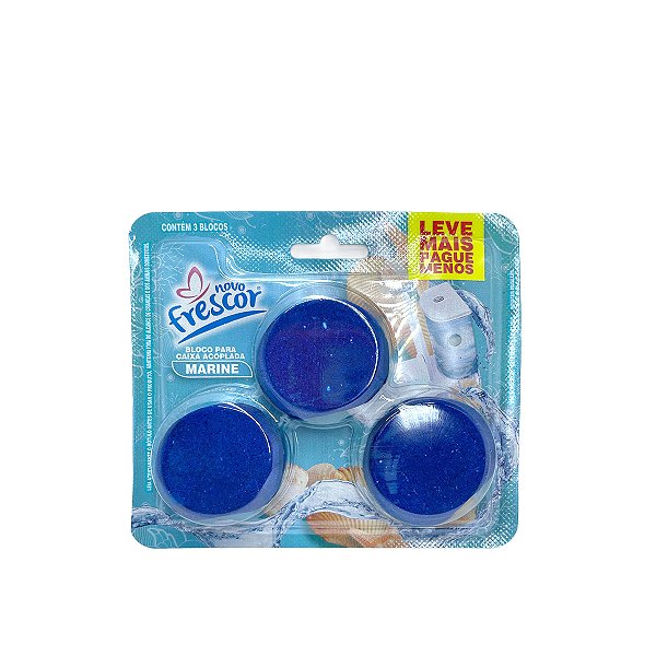 Bloco Sanitário Triplo para Caixa Acoplada Marine 45g
