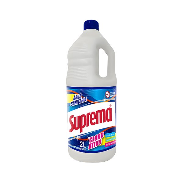 Água Sanitária Cloro Ativo 2L - Suprema