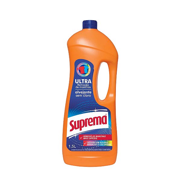 Alvejante Sem Cloro Ultra Remoção de Manchas 1,5L - Suprema