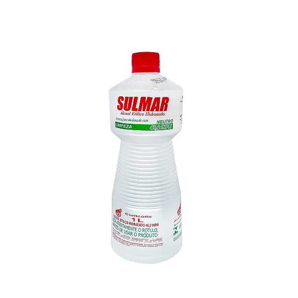 Álcool Líquido Neutro 46,2% INPM 1L - Sulmar