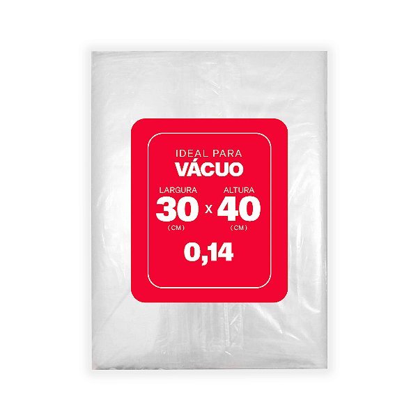 SACO PLAST.P/VACUO 30X40 0,14 C/250