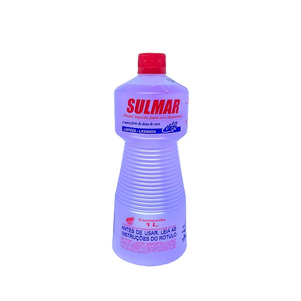 Álcool Líquido 46º INPM Perfumado Lavanda 1L - Sulmar