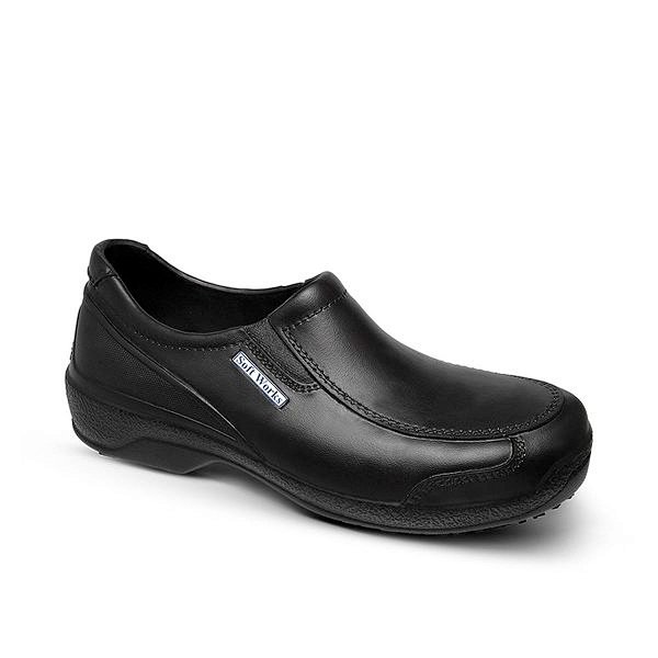 Sapato Profissional Antiderrapante BB67 Preto Nº 39 Soft Works