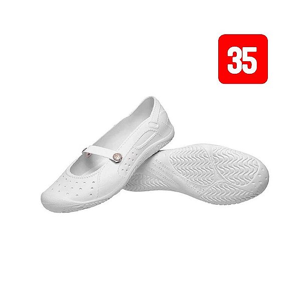 Sapatilha Babuch BB50 Branco Nº 35 Soft Works