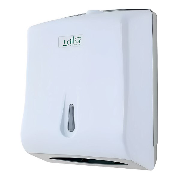 Mini Dispenser Papel Toalha Interfolhado Branco Elisa Trilha