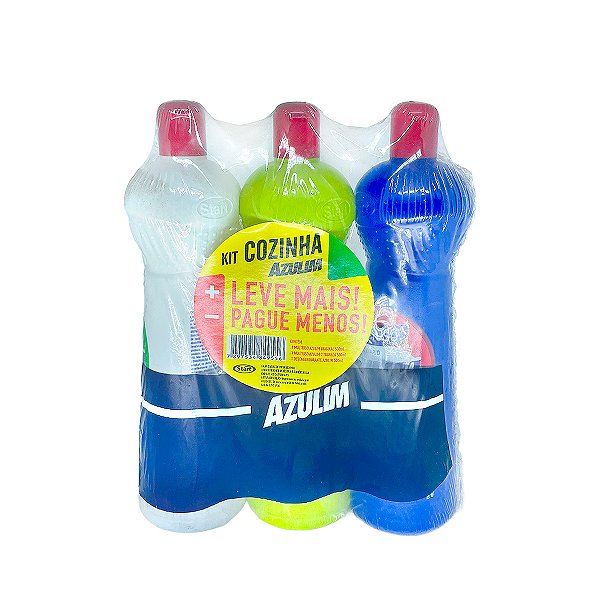 Kit Cozinha Azulim 3x500ml