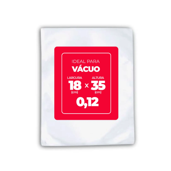 Saco Plástico Virgem 18cm x 35cm x 0,06 com 790 unidades