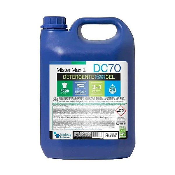 Detergente Clorado DC70 Mister Max 1 5 Litros Ingleza