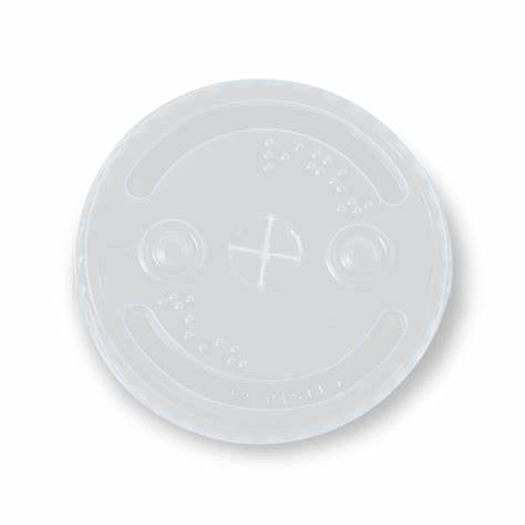 Tampa para Copo 330mL com Furo 100 unidades Zanatta