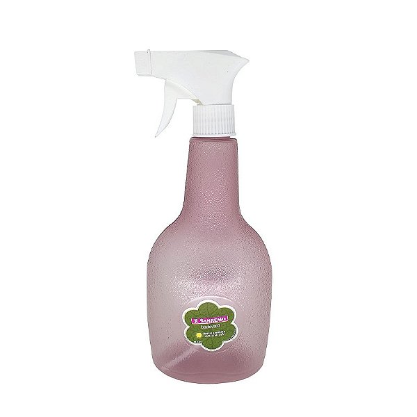 Pulverizador Plastico Rosa 580ml - Sanremo