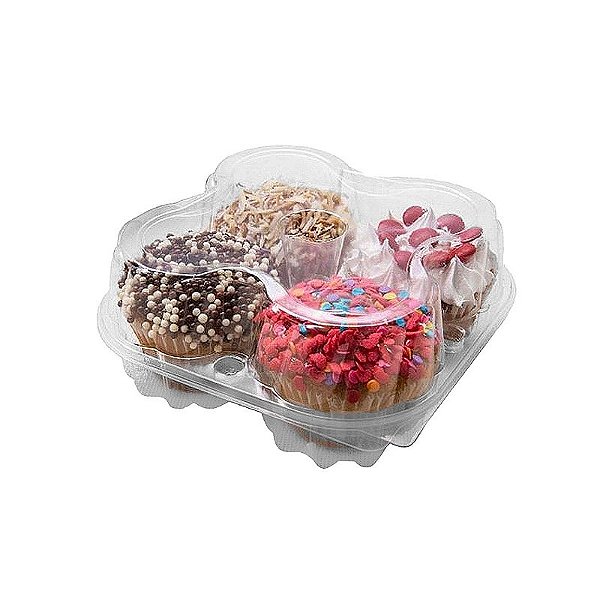 Embalagem de Plástico Quatro Docecs G15 Cristal com 100 unidades Galvanotek