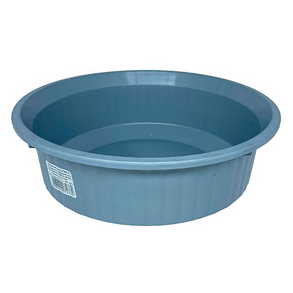 Bacia Canelada de Plástico 3 Litros Transcolor Ercaplast