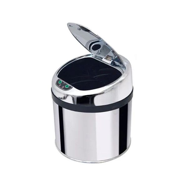 Lixeira Automática de Inox 6 Litros Biovisium