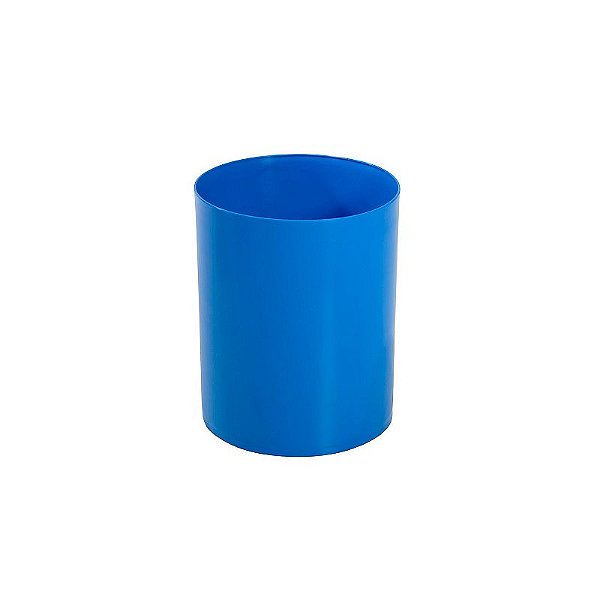 Cesto Plástico Baixo H30 15 Litros Azul