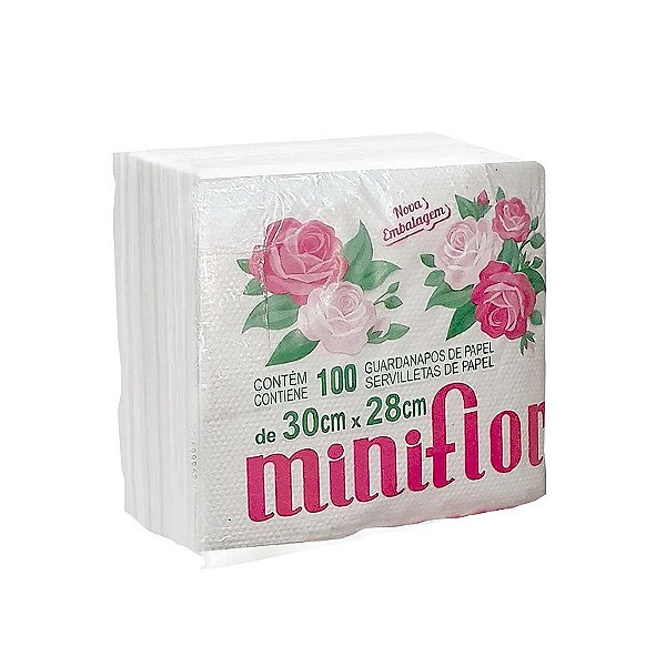Guardanapo de Papel 28x30cm com 3000 folhas Miniflor