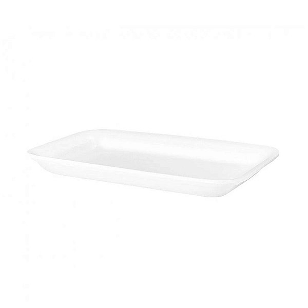 Bandeja de Isopor Branca Rasa-005 c/200un Darnel