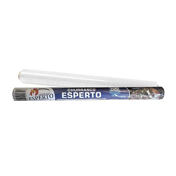 Bobina de Filme Celofane 60cm x 100m Churrasco Esperto P/Assados