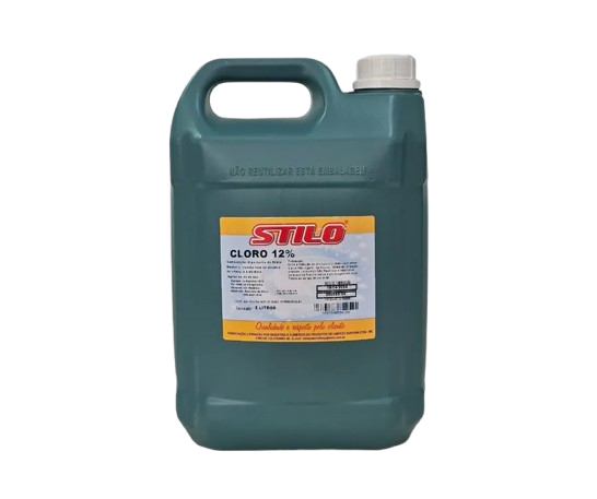 Cloro Alvejante Hipoclorito Sódio 12% 5L -  Stilo