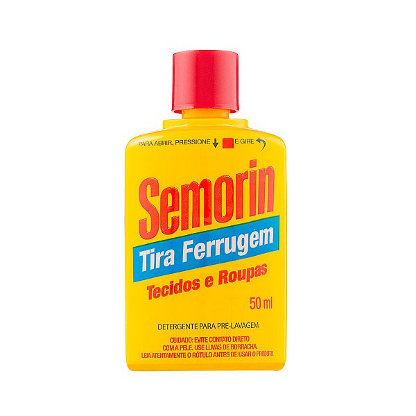 Tira Manchas Líquido para Ferrugem 50mL - Semorim