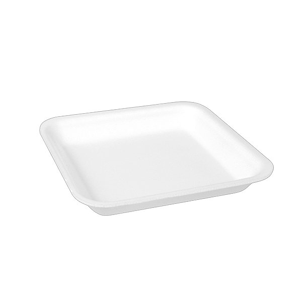 Bandeja de Isopor CRL-001 Branca 400 unidades Copobras