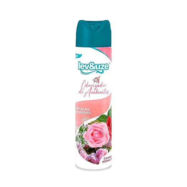Odorizador De Ambientes Petalas de Rosa 400ml - Lev&Uze