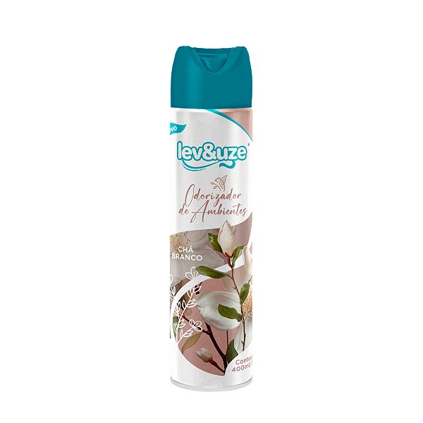 Odorizador De Ambientes Cha branco 400ml - Lev&Uze