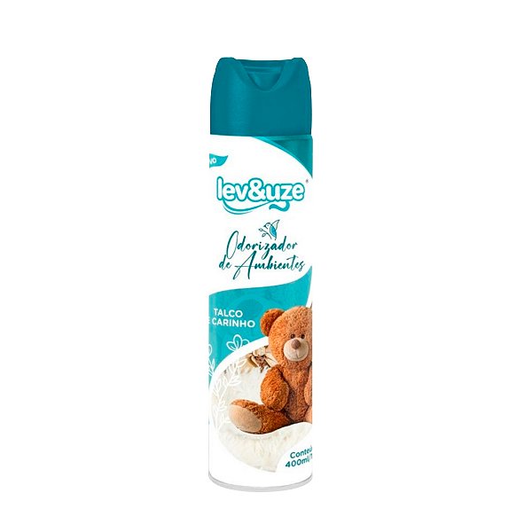 Odorizador De Ambientes Talco e Carinho 400ml - Lev&Uze