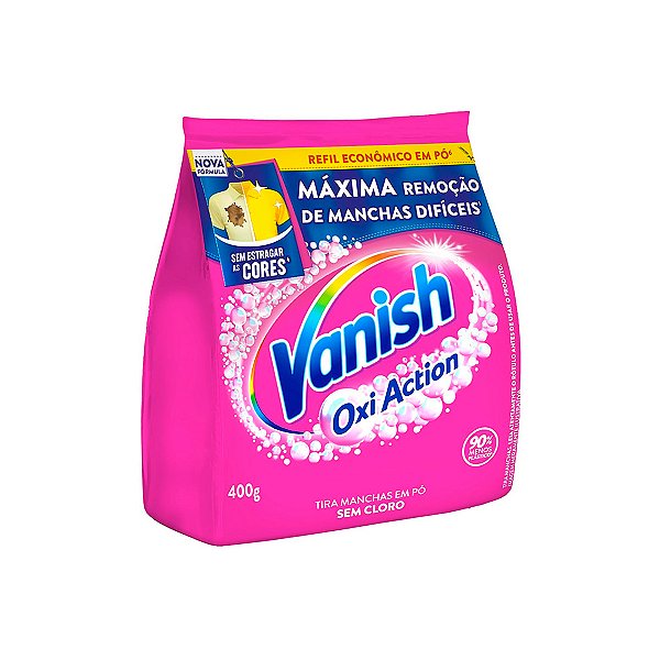 Vanish em Pó Oxi Action Pink Refil 400Gr