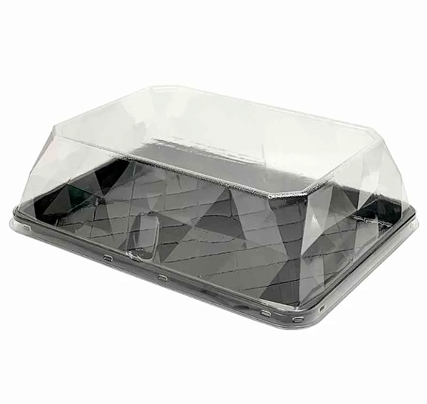 Embalagem de Plástico Torta Grande G70D Preta 3kg com 40 unidades Galvanotek