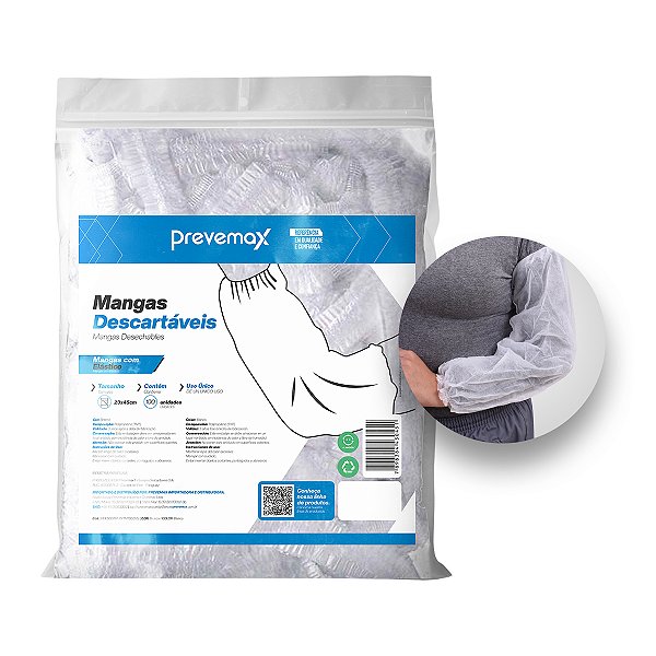 Mangote de TNT Descartável 20g com 100 unidades