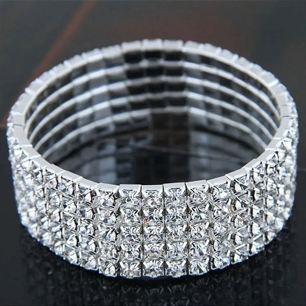 Bracelete Prata Luxo | Pulseira | Dança do ventre | Cigana- BR005