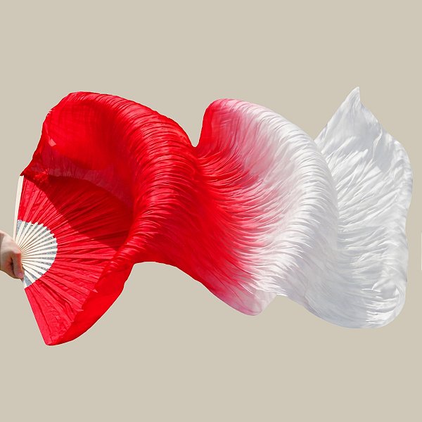 Véu Fan em Poliéster Degradê Unidade |Dança do Ventre| Cigana- VFPU016